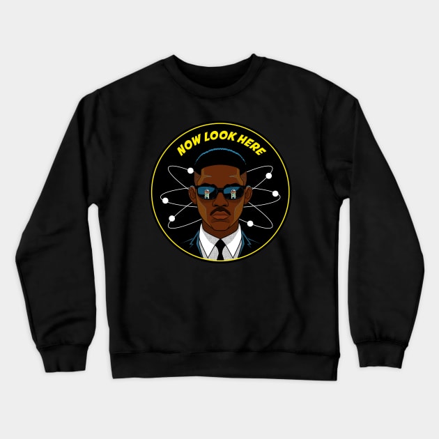 Agent Jay  neuralyzer Crewneck Sweatshirt by redwane